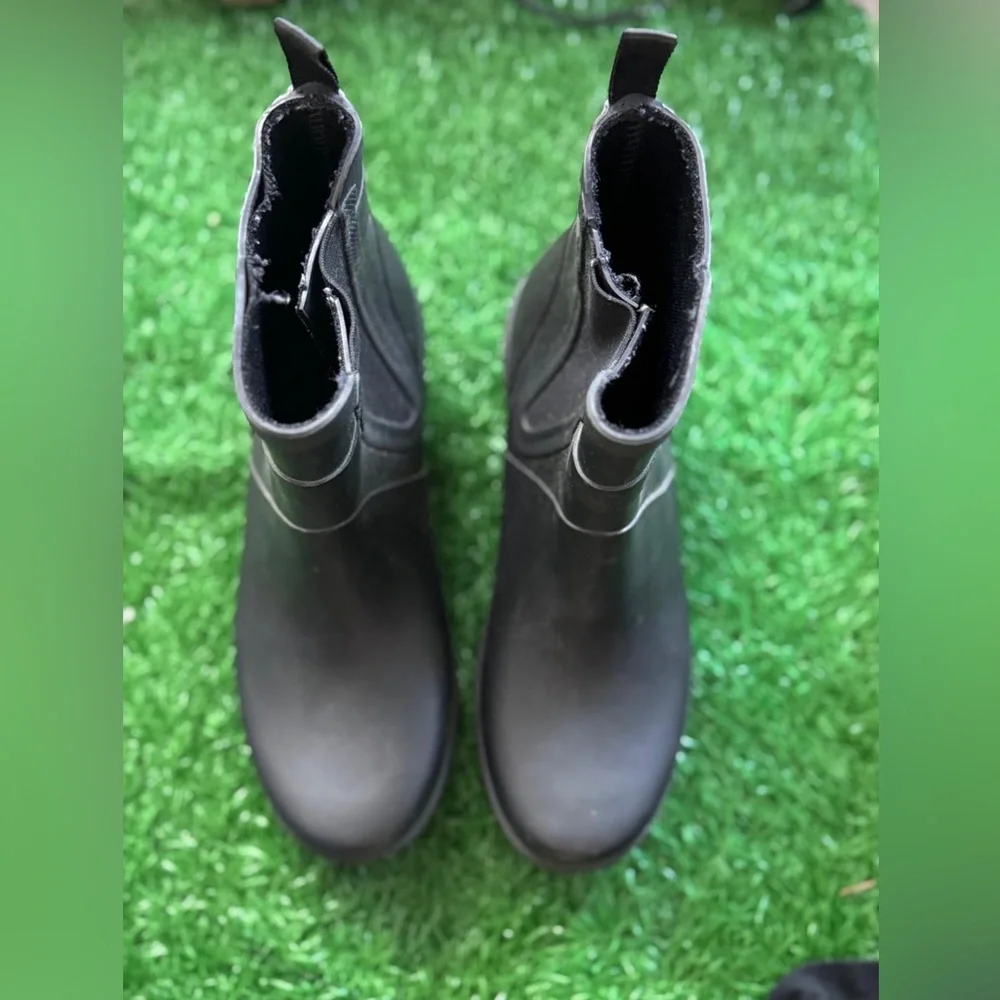 Tretorn Classic Black Ankle RainBoots‎ Size 38